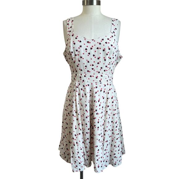 Disney LC Lauren Conrad Minnie Mouse Summer Fit & Flare Skater Dress Size 12 - Picture 1 of 8
